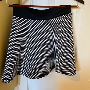 Never worn- Polka dot swing mini skirt